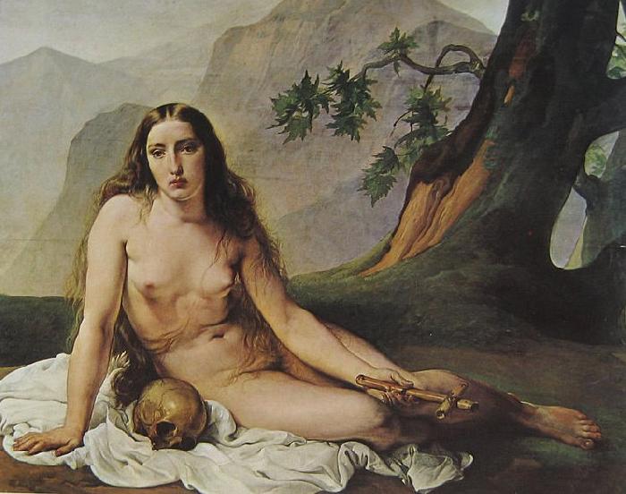 Francesco Hayez Bubende Maria Magdalena oil painting image